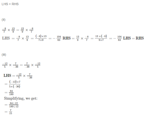 RS Aggarwal Solutions for Class 8 Maths Chapter 1–Rational Numbers Ex 1D Q2