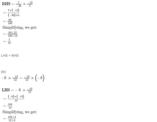 RS Aggarwal Solutions for Class 8 Maths Chapter 1–Rational Numbers Ex 1D Q2