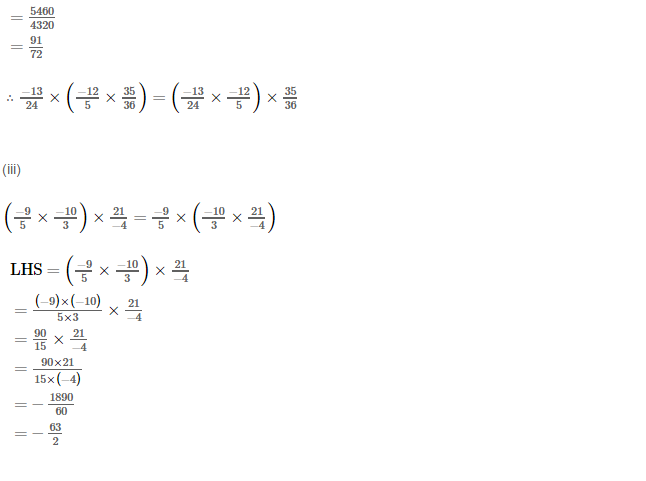 RS Aggarwal Solutions for Class 8 Maths Chapter 1–Rational Numbers Ex 1D Q3