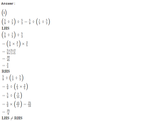RS Aggarwal Solutions for Class 8 Maths Chapter 1–Rational Numbers Ex 1E Q3