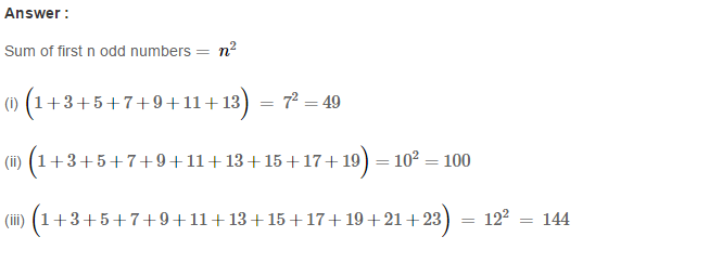 RS Aggarwal Solutions for Class 8 Maths Chapter 3–Squares and Square Roots Exercise 3B Q4