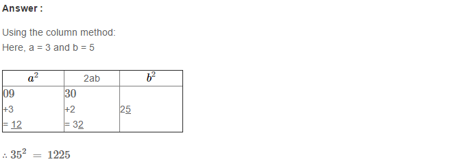 RS Aggarwal Solutions for Class 8 Maths Chapter 3–Squares and Square Roots Exercise 3C Q2