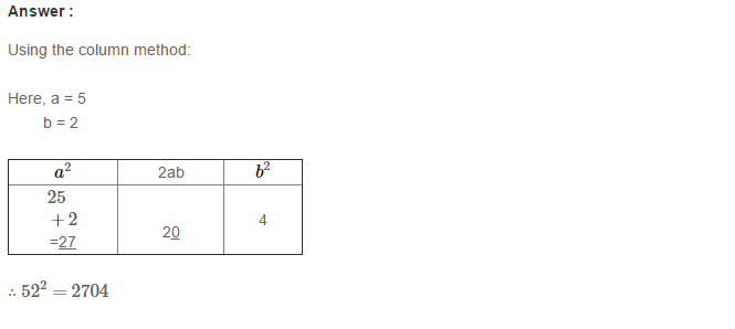 RS Aggarwal Solutions for Class 8 Maths Chapter 3–Squares and Square Roots Exercise 3C Q3