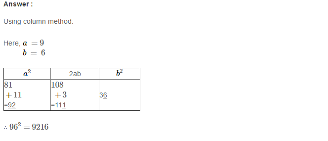 RS Aggarwal Solutions for Class 8 Maths Chapter 3–Squares and Square Roots Exercise 3C Q4