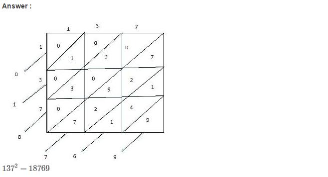 RS Aggarwal Solutions for Class 8 Maths Chapter 3–Squares and Square Roots Exercise 3C Q7