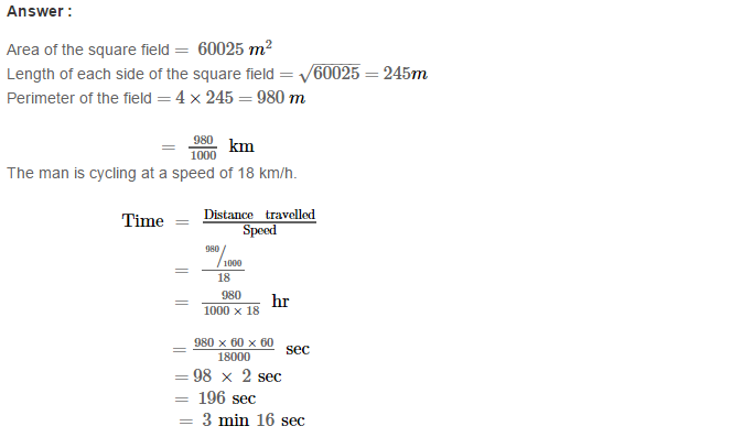RS Aggarwal Solutions for Class 8 Maths Chapter 3–Squares and Square Roots Exercise 3E Q19