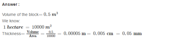 RS Aggarwal Solutions for Class 8 Maths Chapter 20–Volume and Surface Area of Solids Ex 20A Q12