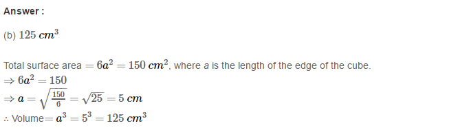 RS Aggarwal Solutions for Class 8 Maths Chapter 20–Volume and Surface Area of Solids Ex 20C Q2