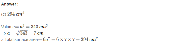 RS Aggarwal Solutions for Class 8 Maths Chapter 20–Volume and Surface Area of Solids Ex 20C Q3