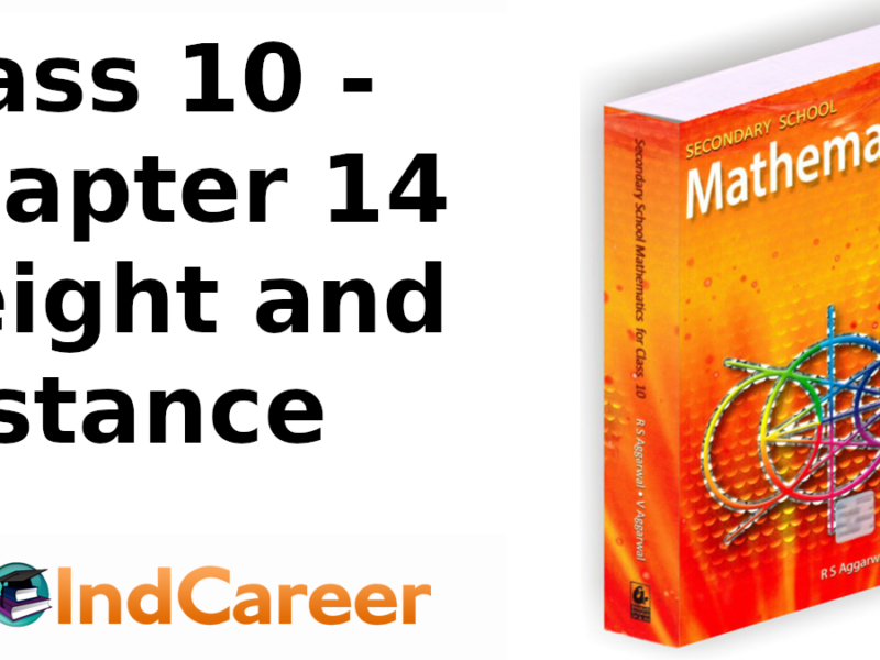 RS Aggarwal Solutions for Class 10 Maths Chapter 14–Height and Distance
