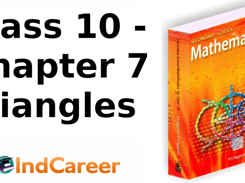 RS Aggarwal Solutions for Class 10 Maths Chapter 7–Triangles