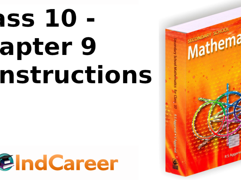 RS Aggarwal Solutions for Class 10 Maths Chapter 9–Constructions