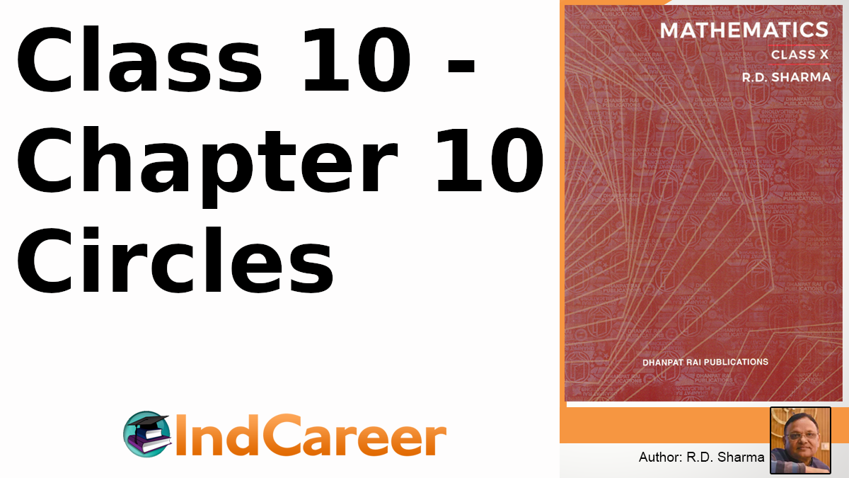 RD Sharma Solutions for Class 10 Maths Chapter 10–Circles