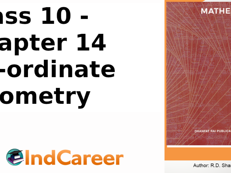RD Sharma Solutions for Class 10 Maths Chapter 14–Co-ordinate Geometry