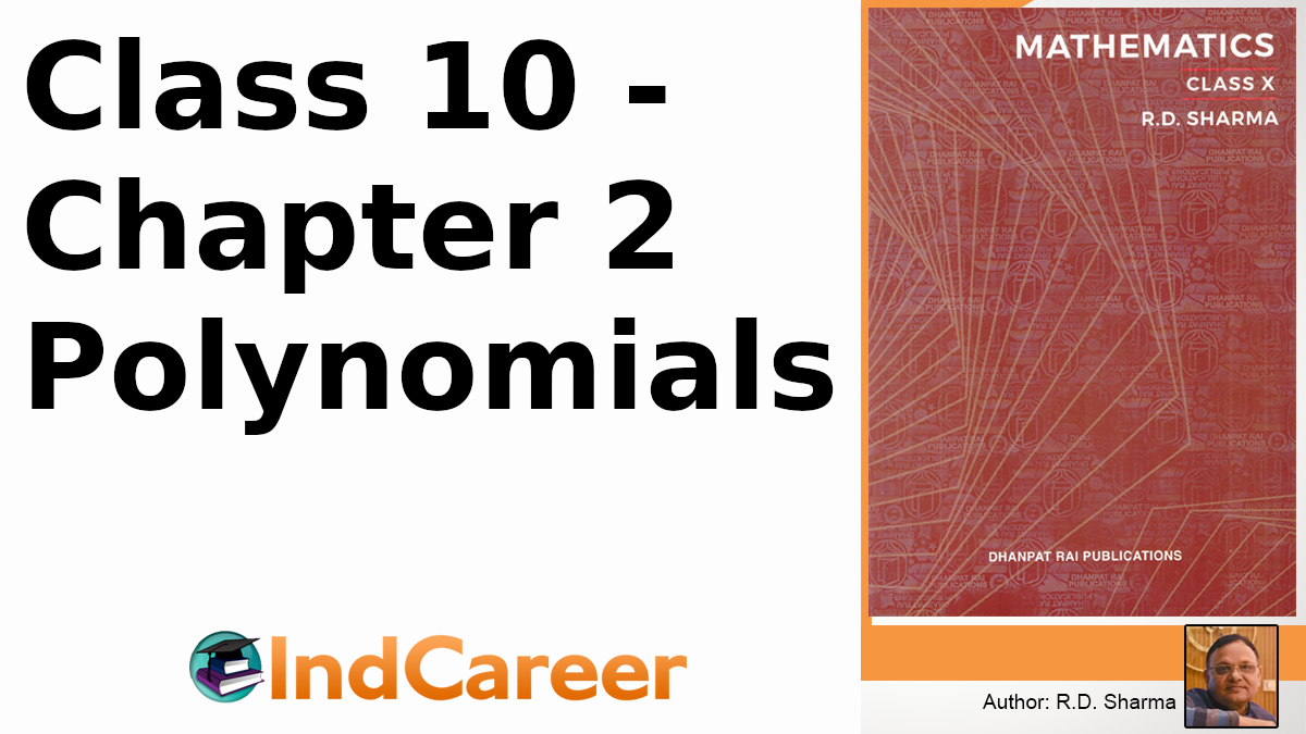 RD Sharma Solutions for Class 10 Maths Chapter 2–Polynomials