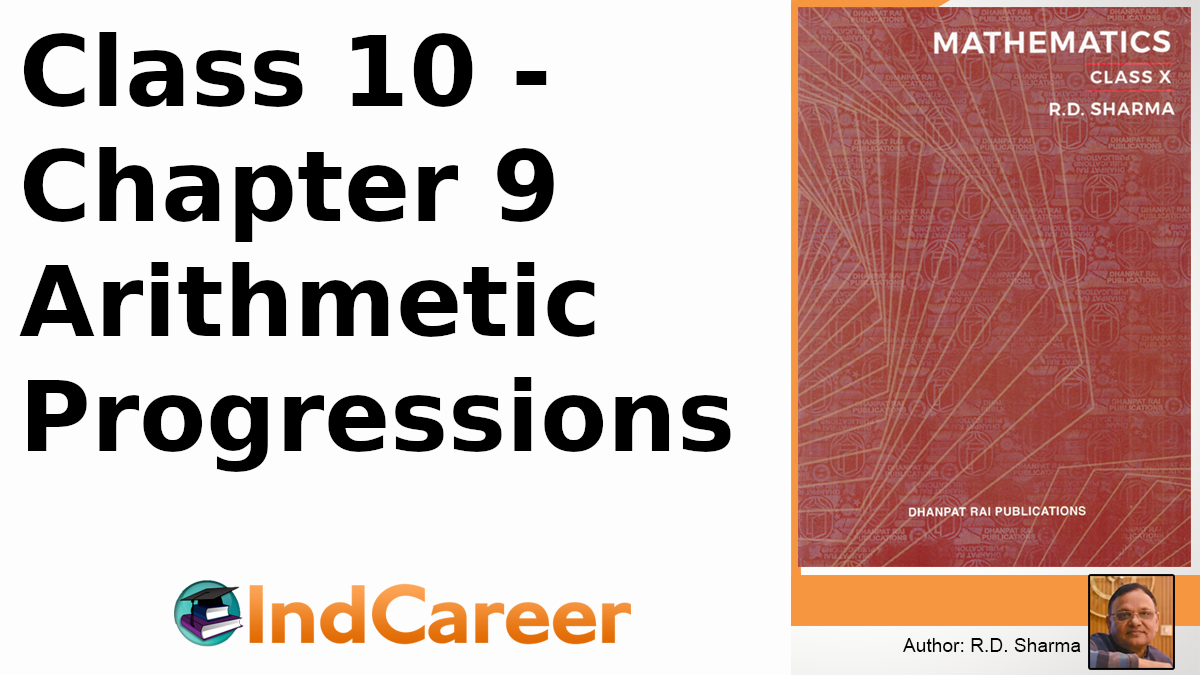 RD Sharma Solutions for Class 10 Maths Chapter 9–Arithmetic Progressions