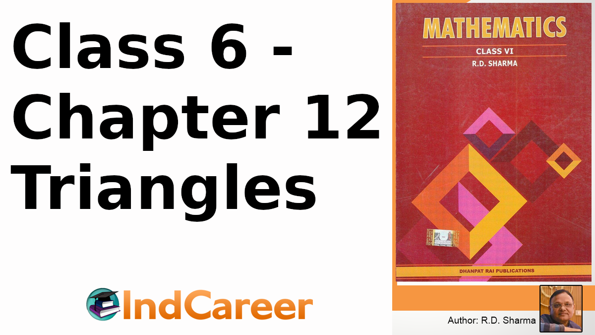 RD Sharma Solutions for Class 6 Maths Chapter 12–Triangles