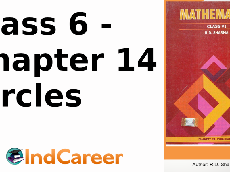 RD Sharma Solutions for Class 6 Maths Chapter 14–Circles