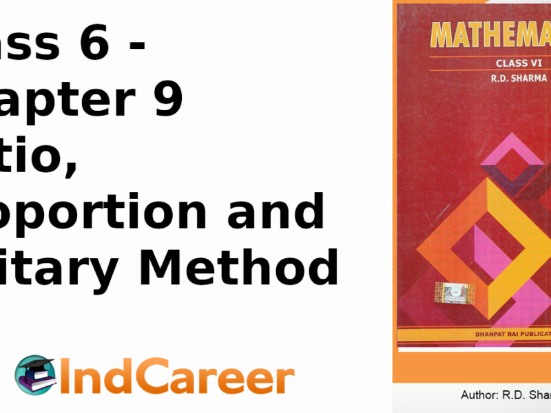 RD Sharma Solutions for Class 6 Maths Chapter 9–Ratio, Proportion and Unitary Method
