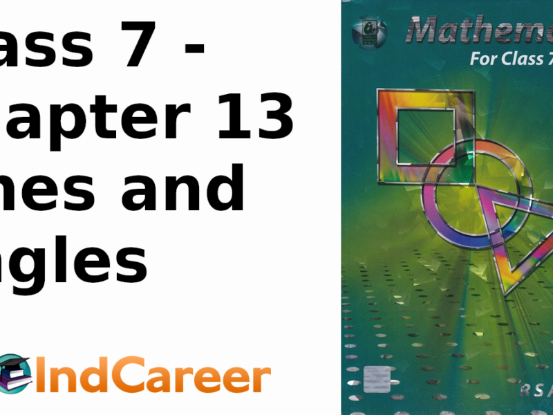 RS Aggarwal Solutions for Class 7 Maths Chapter 13–Lines and Angles