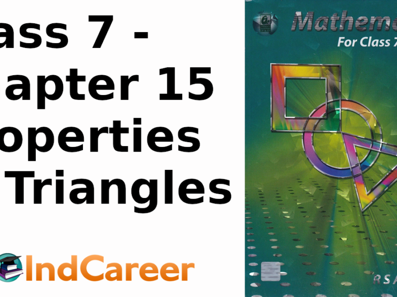 RS Aggarwal Solutions for Class 7 Maths Chapter 15–Properties of Triangles
