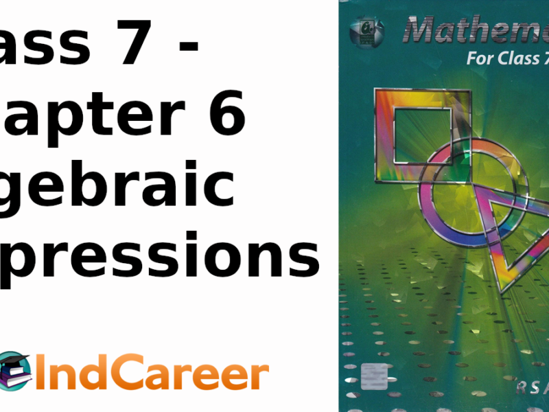 RS Aggarwal Solutions for Class 7 Maths Chapter 6–Algebraic Expressions