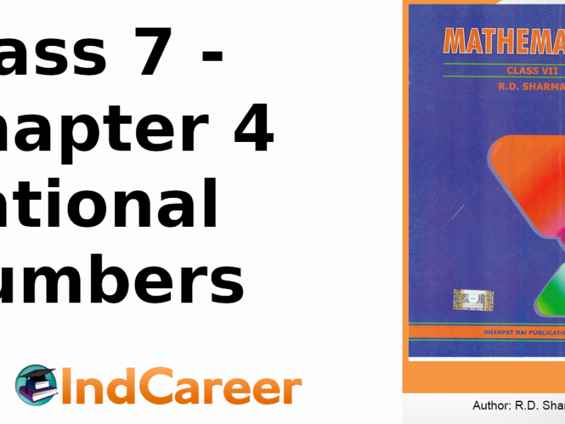 RD Sharma Solutions for Class 7 Maths Chapter 4–Rational Numbers