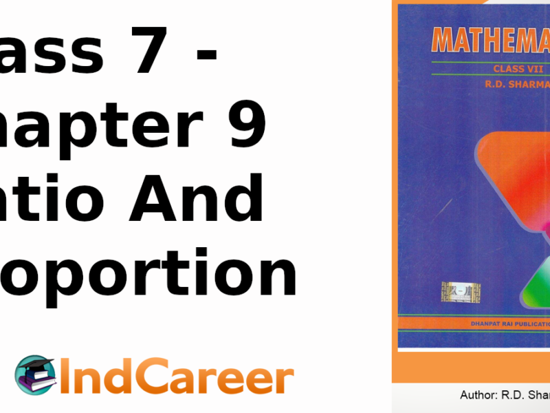 RD Sharma Solutions for Class 7 Maths Chapter 9–Ratio And Proportion