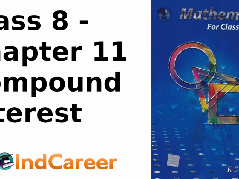 RS Aggarwal Solutions for Class 8 Maths Chapter 11–Compound Interest