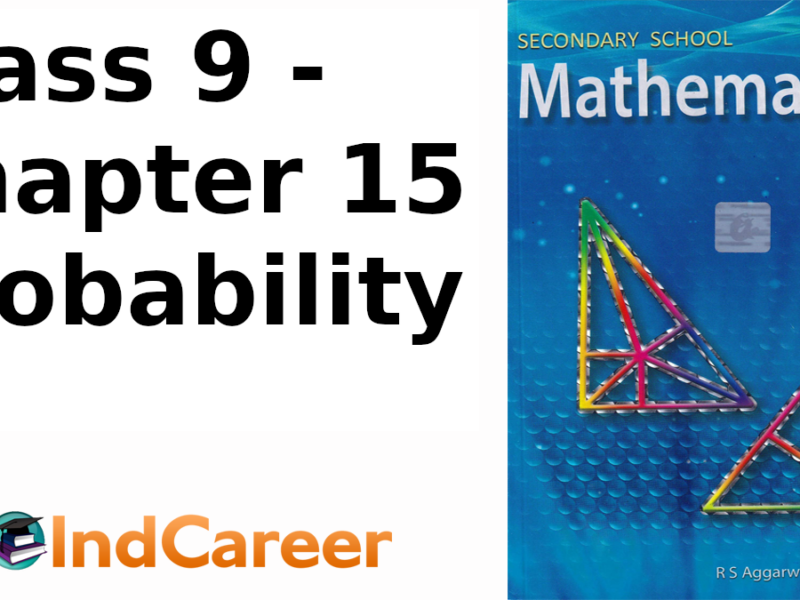 RS Aggarwal Solutions for Class 9 Maths Chapter 15–Probability