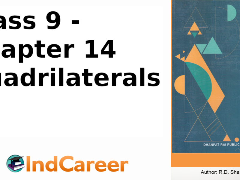 RD Sharma Solutions for Class 9 Maths Chapter 14–Quadrilaterals