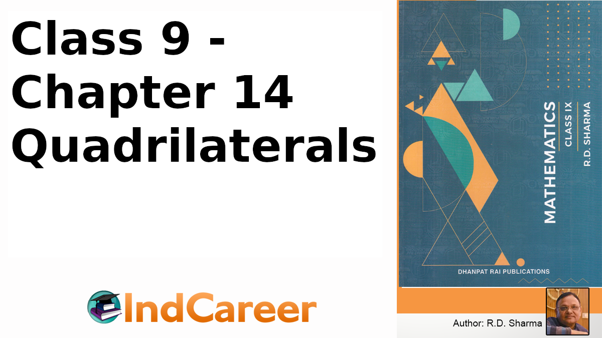 RD Sharma Solutions for Class 9 Maths Chapter 14–Quadrilaterals