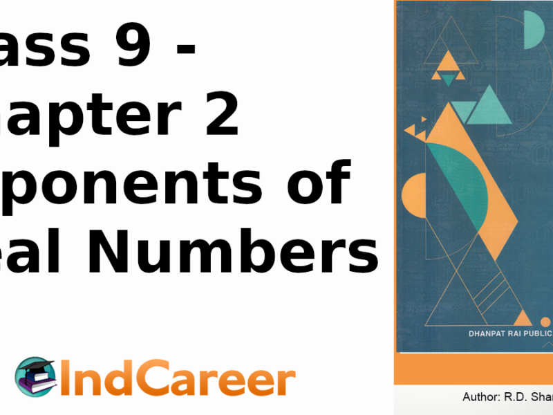 RD Sharma Solutions for Class 9 Maths Chapter 2–Exponents of Real Numbers