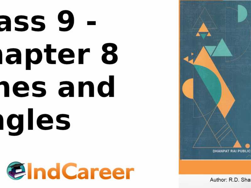 RD Sharma Solutions for Class 9 Maths Chapter 8–Lines and Angles
