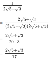 RD Sharma Solutions for Class 9 Maths Chapter 3: Rationalisation