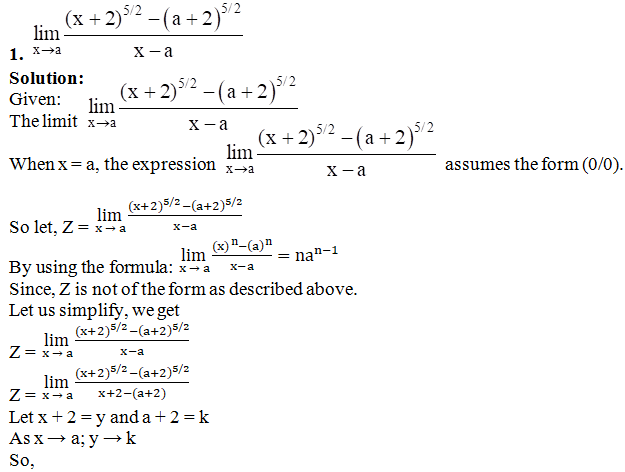 RD Sharma Solutions for Class 11 Maths Chapter 29 – Limits