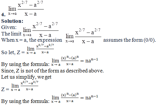 RD Sharma Solutions for Class 11 Maths Chapter 29 – Limits