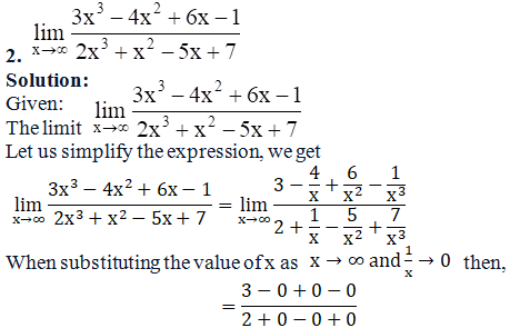 RD Sharma Solutions for Class 11 Maths Chapter 29 – Limits