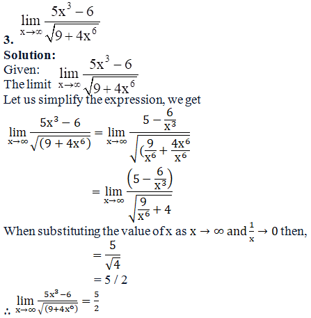 RD Sharma Solutions for Class 11 Maths Chapter 29 – Limits