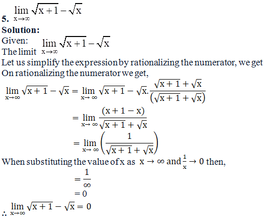 RD Sharma Solutions for Class 11 Maths Chapter 29 – Limits