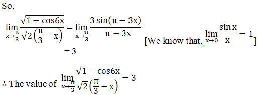 RD Sharma Solutions for Class 11 Maths Chapter 29 – Limits