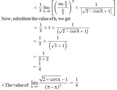RD Sharma Solutions for Class 11 Maths Chapter 29 – Limits