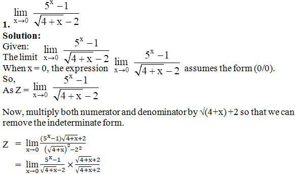 RD Sharma Solutions for Class 11 Maths Chapter 29 – Limits