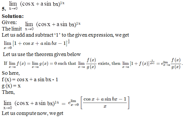 RD Sharma Solutions for Class 11 Maths Chapter 29 – Limits