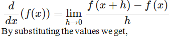 RD Sharma Solutions for Class 11 Maths Chapter 30 – Derivatives