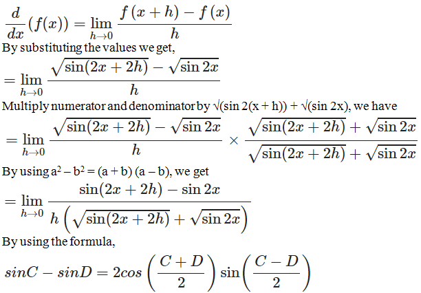 RD Sharma Solutions for Class 11 Maths Chapter 30 – Derivatives