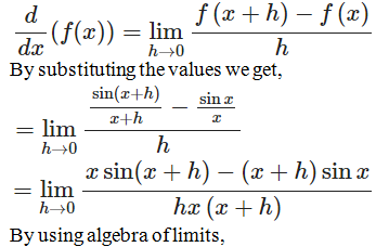 RD Sharma Solutions for Class 11 Maths Chapter 30 – Derivatives