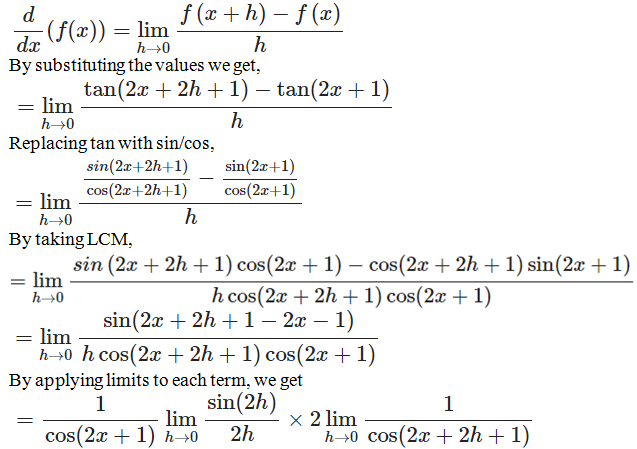 RD Sharma Solutions for Class 11 Maths Chapter 30 – Derivatives