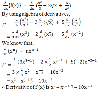 RD Sharma Solutions for Class 11 Maths Chapter 30 – Derivatives
