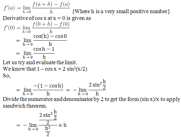 RD Sharma Solutions for Class 11 Maths Chapter 30 – Derivatives